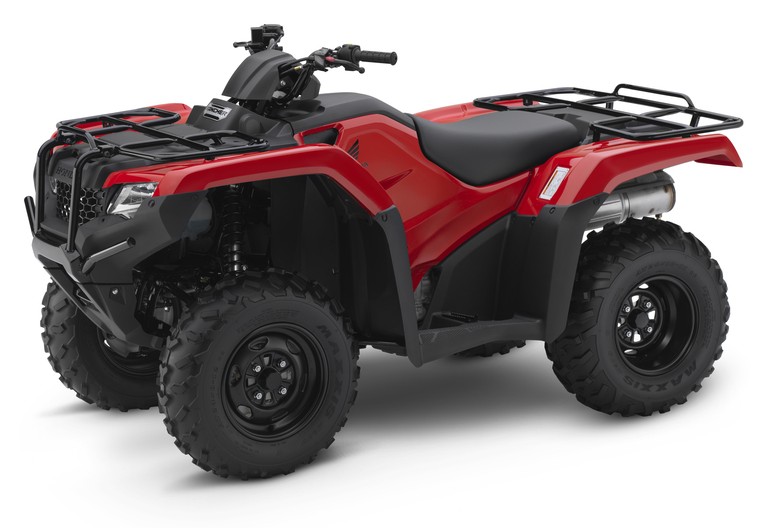 Honda 420 with a rear passenger seat